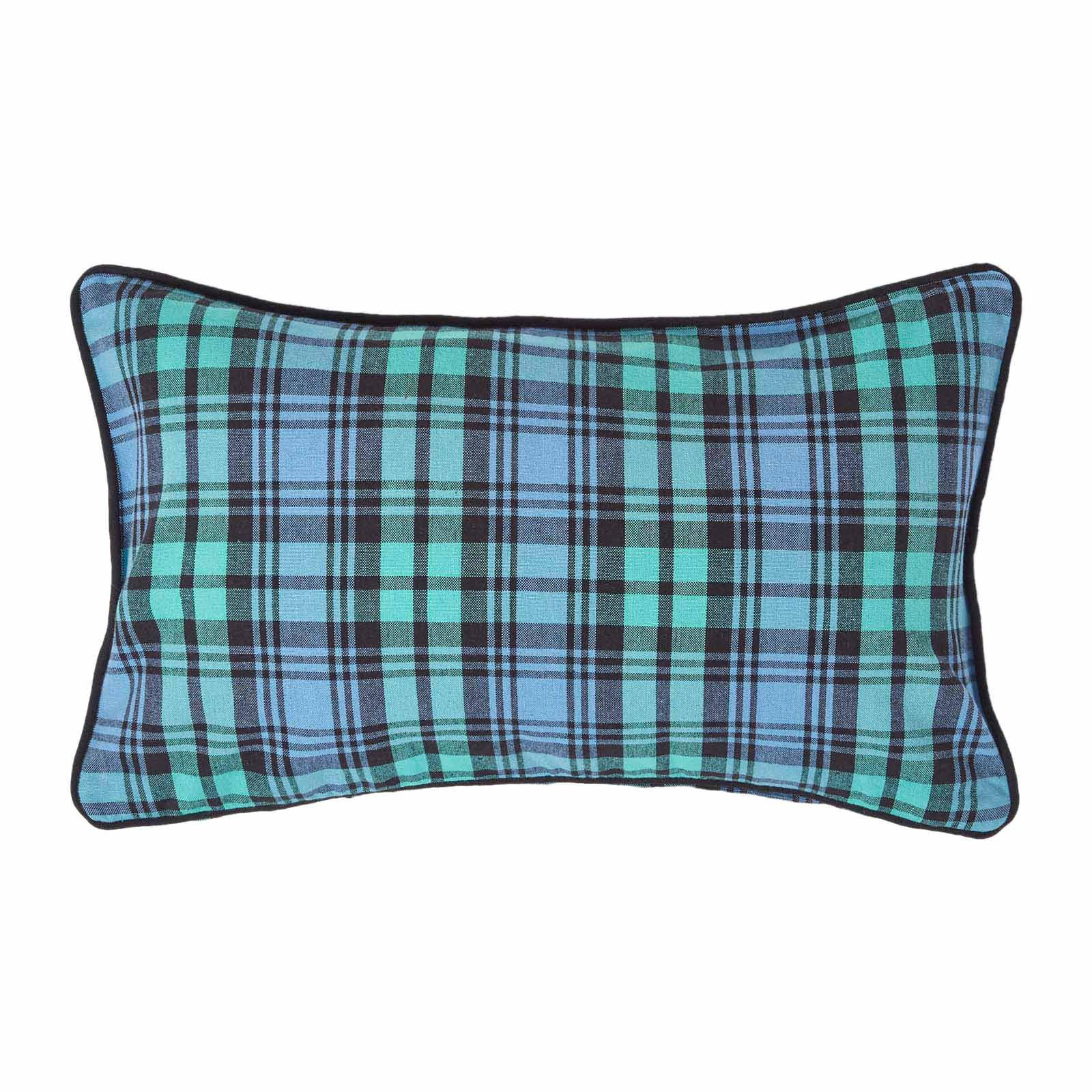 KISSENHÜLLE Black Watch Schottenkaro 30/50 cm - Blau, Textil (30/50cm) - Homescapes