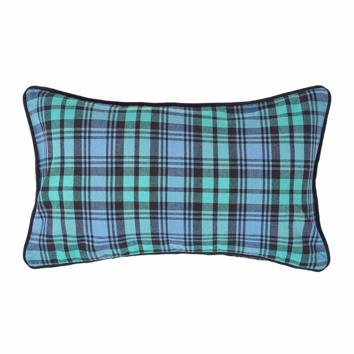 KISSENHÜLLE Black Watch Schottenkaro 30/50 cm - Blau, Textil (30/50cm) - Homescapes