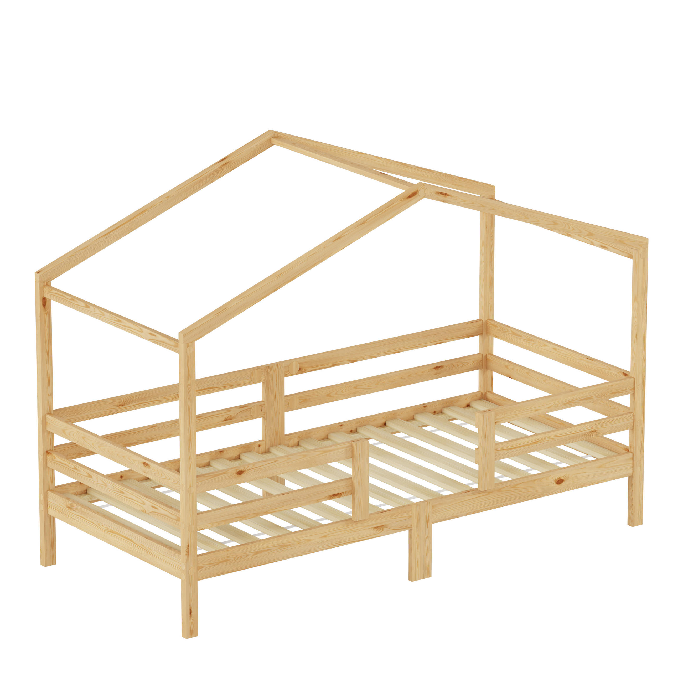 ComfortXL Hausbett Natur 90x200 cm