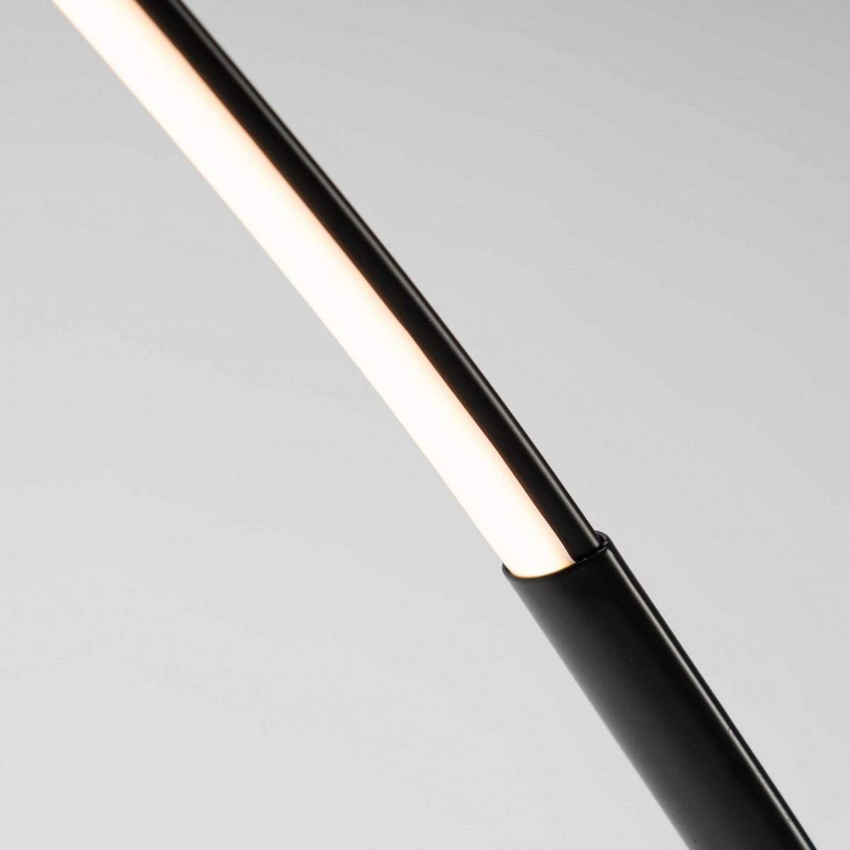 STEHLEUCHTE Avellino, Schwarz, 200cm, Dimmbar - Schwarz, Metall (200/200/200cm) - KOSILUM