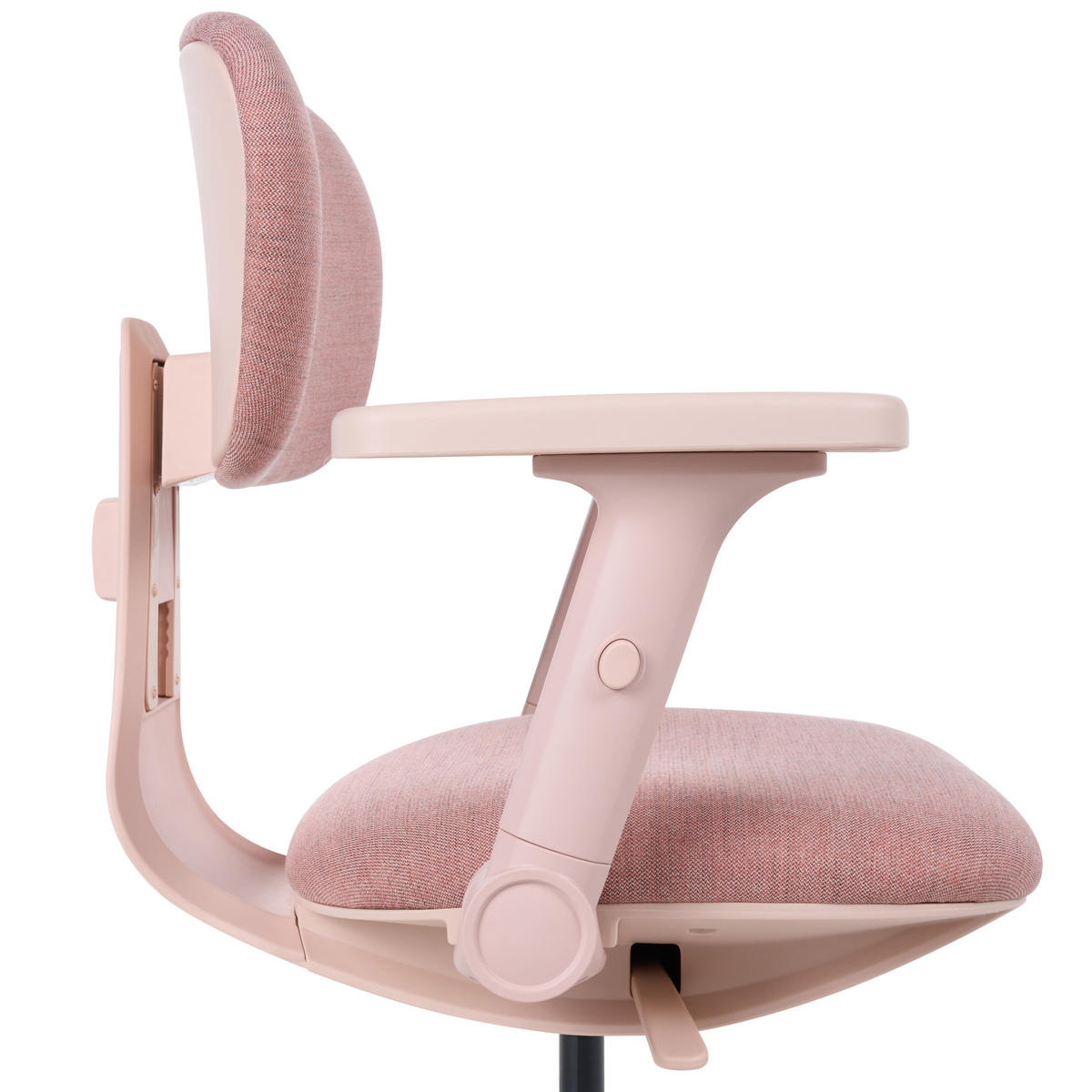 BÜROSTUHL Stoff Rosa Core - Pink, Textil (68/101/68cm) - Beliani