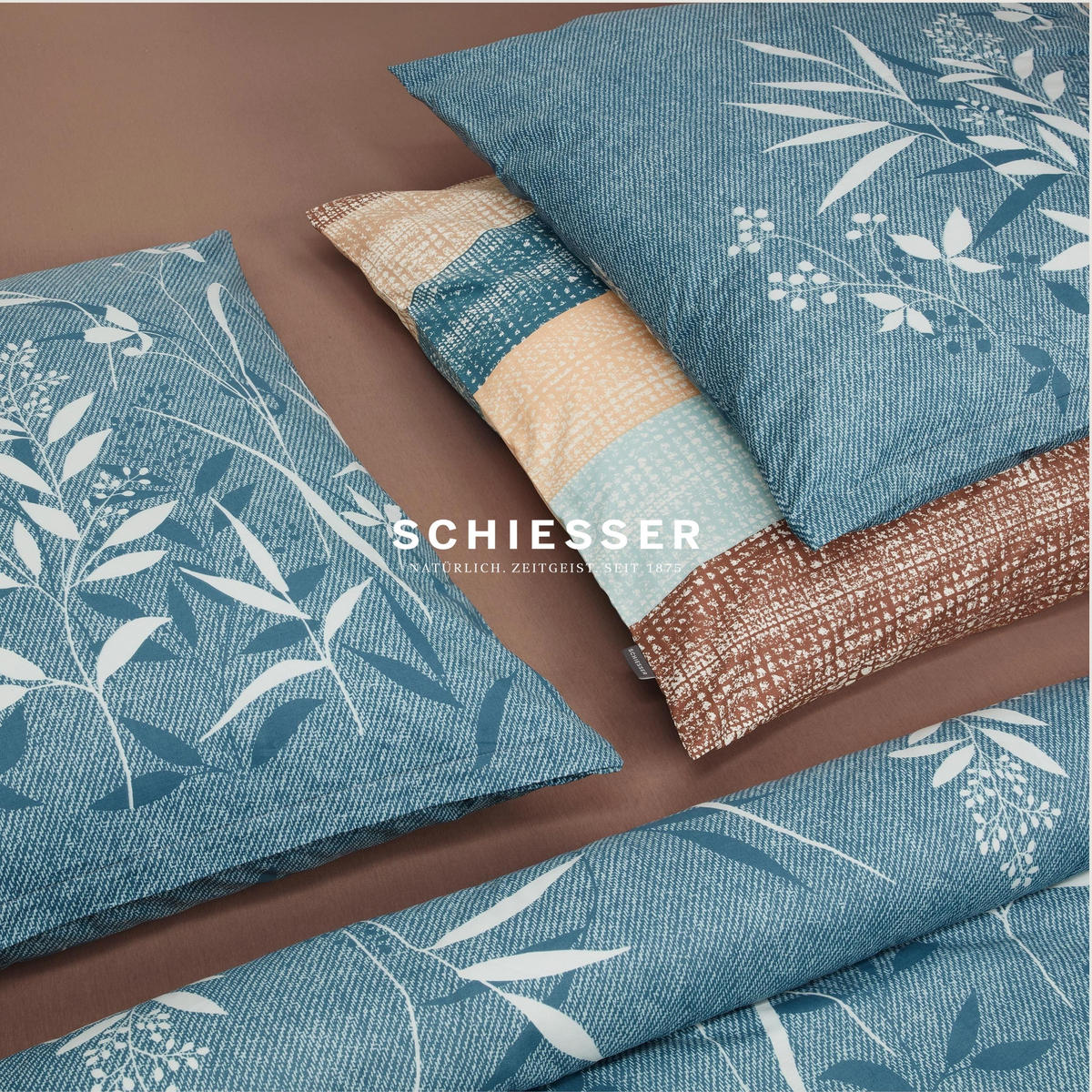 BETTWÄSCHESET Kicky - Renforcé - 2-teilig - 155 x 220 cm - Petrol - Petrol, Textil (155/220cm) - SCHIESSER