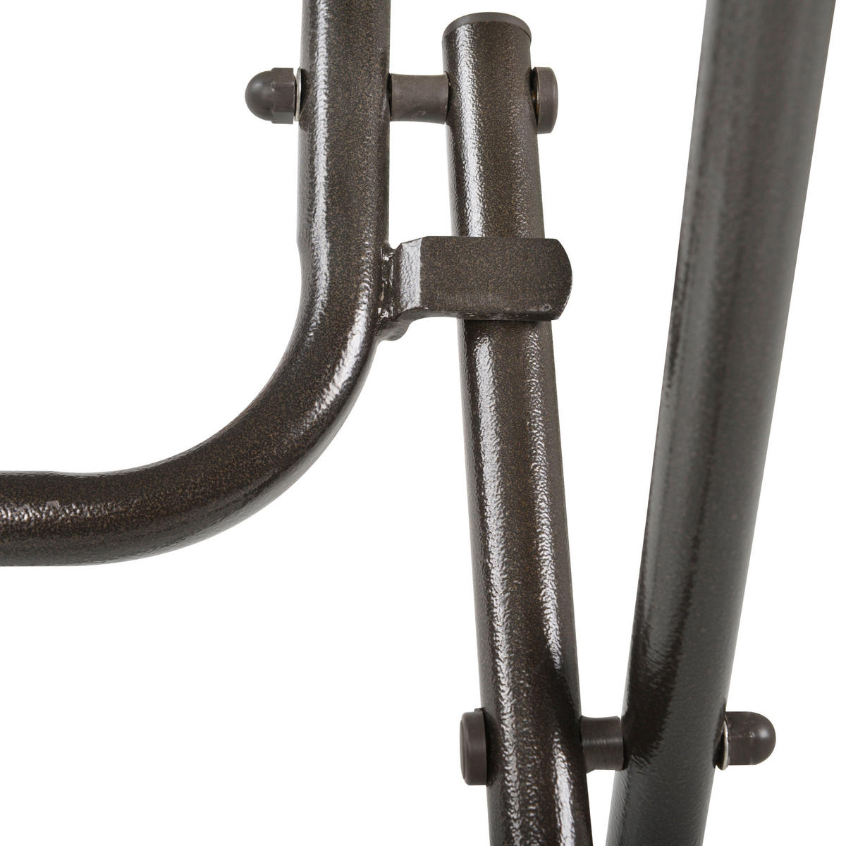 KLAPPTISCH Rund Rattandekor - Transparent, Metall (68/68/73cm) - ComfortXL