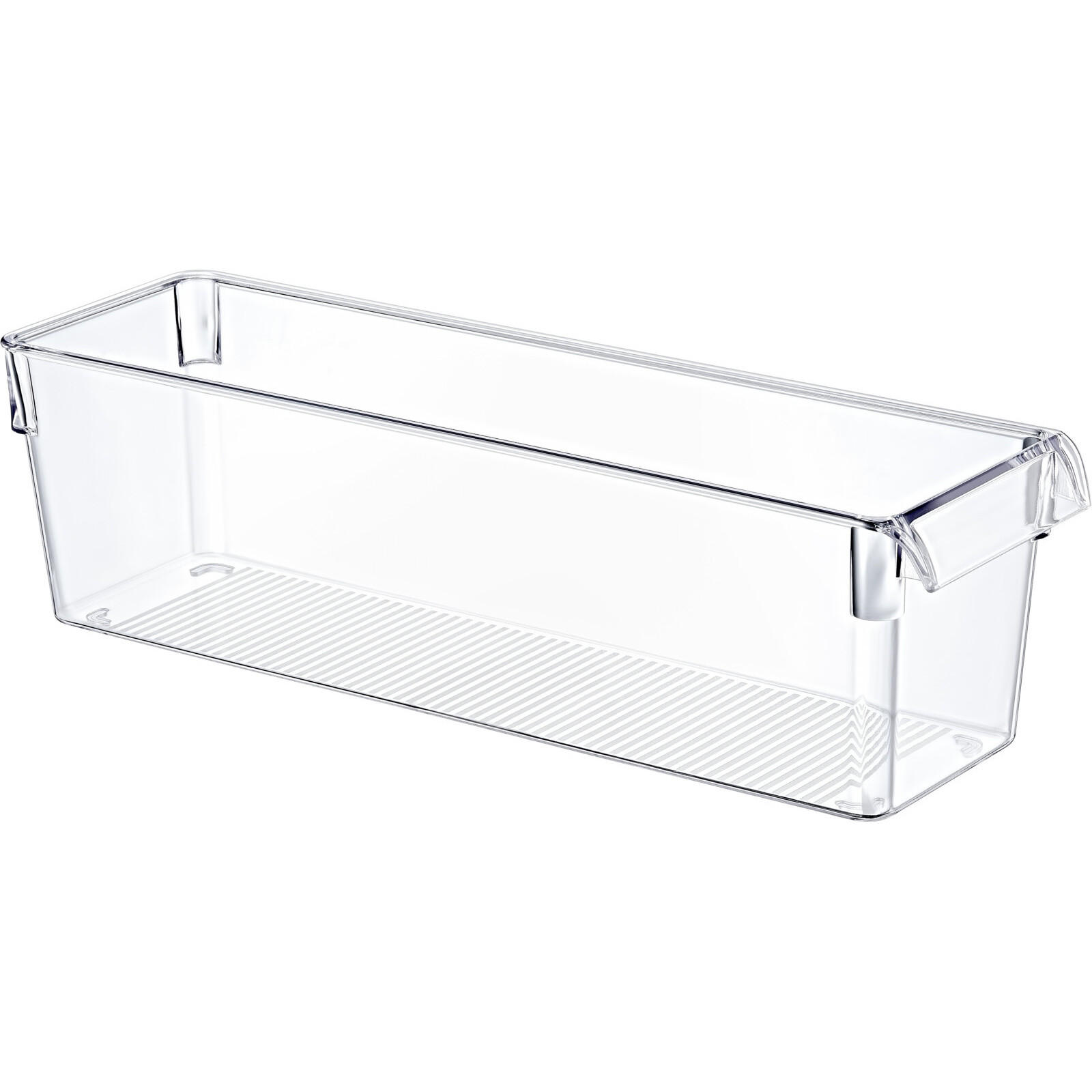 KÜHLSCHRANK-ORGANIZER länglich 36/10,5/10 cm - Transparent, Kunststoff (10.5/10/36cm) - Excellent Houseware