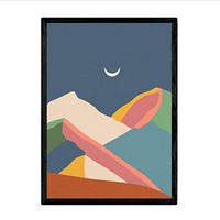 POSTER Kordilleren Night A3 Rahmenlos - Klar, Papier (29.7/5/42cm) - Nacnic