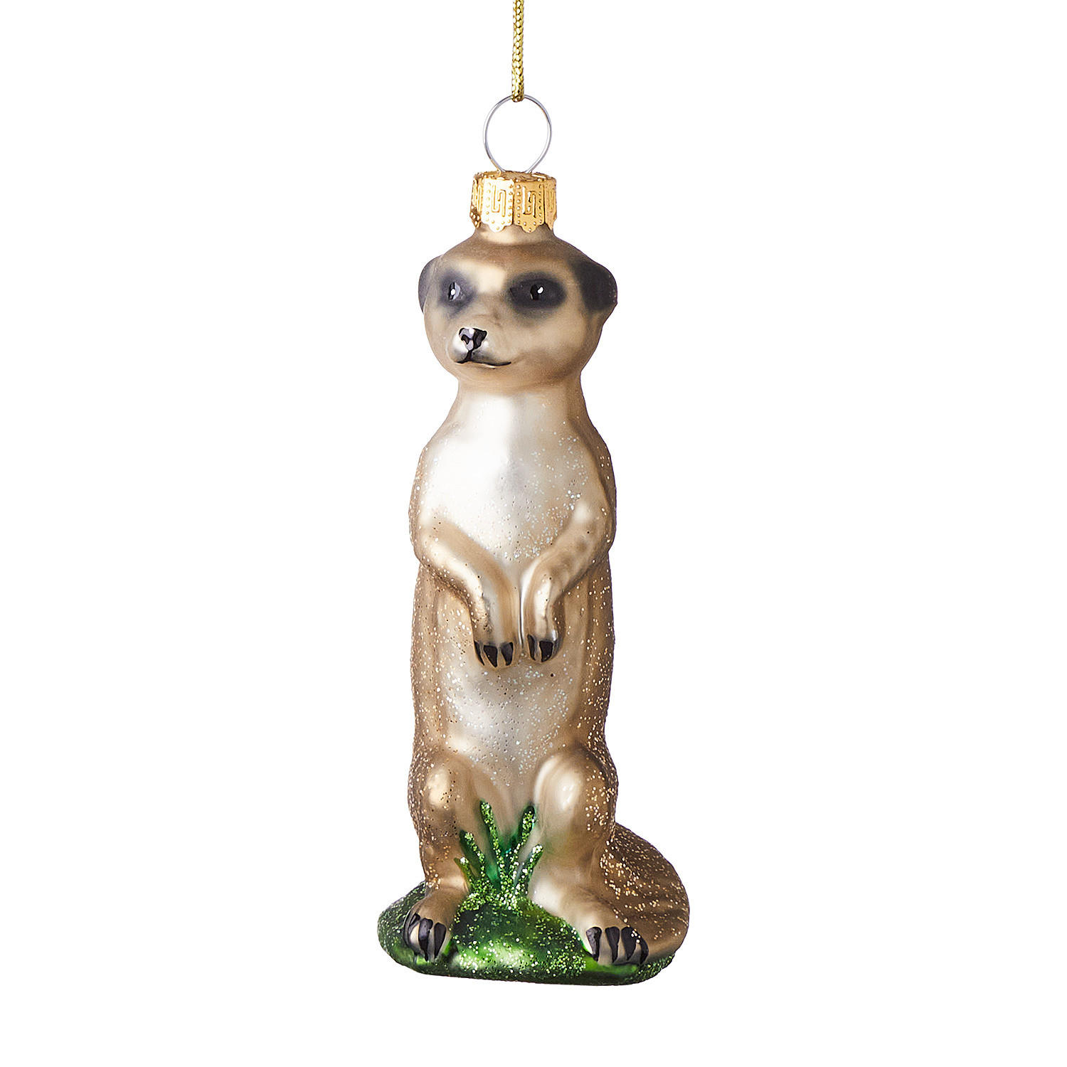 BAUMANHÄNGER Hang On Erdmännchen - Hellbraun, Glas (3/10/4cm) - Butlers