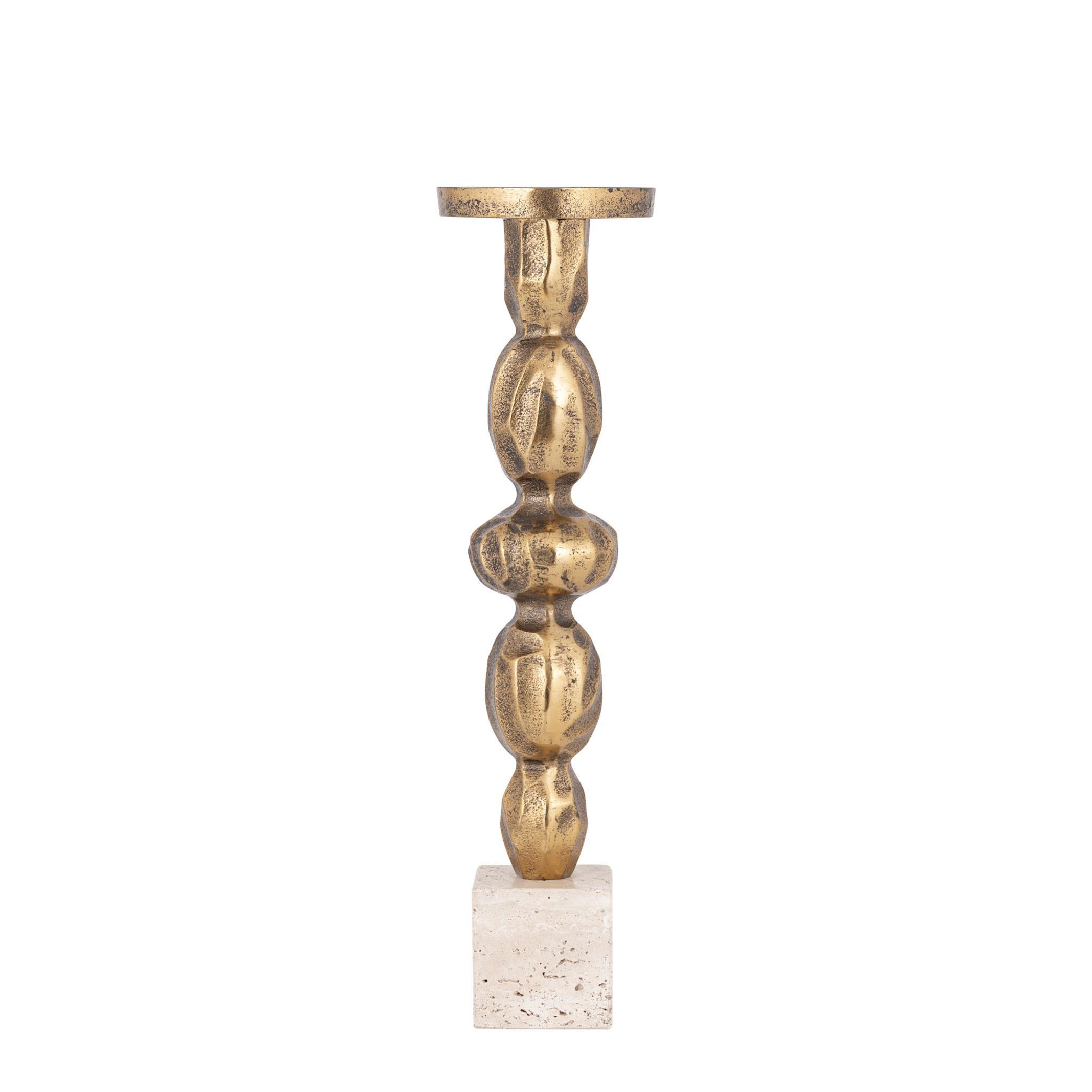 Ptmd Collection Kerzenhalter Gold 11x43x11 cm