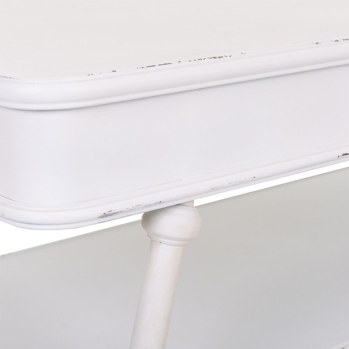 COUCHTISCH aus Metall 120x60x53 cm - Weiß, Metall (60/120/53cm) - Wanderlust