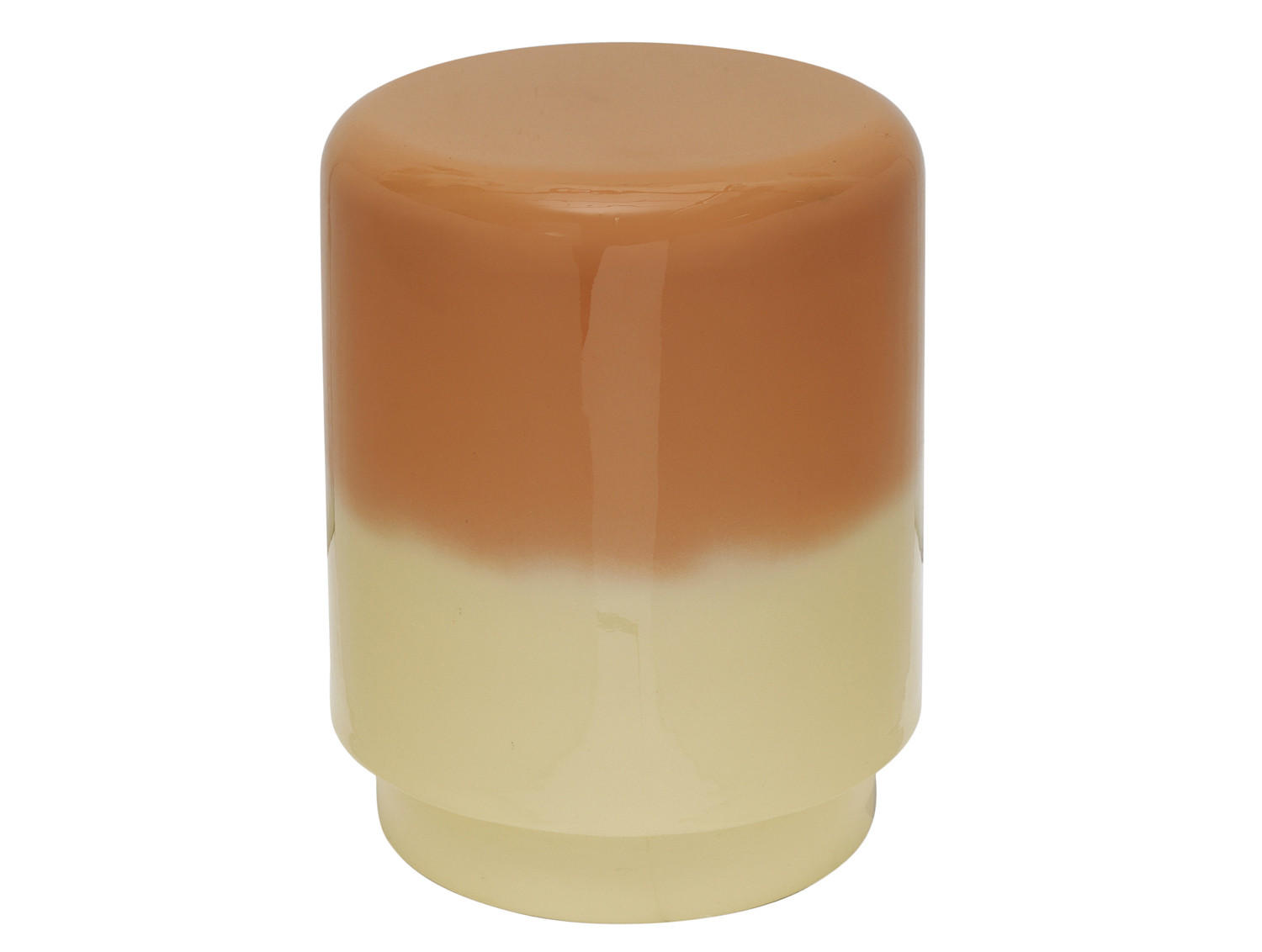 HOCKER Borrar Gelb Ø35/45 cm - Gelb, Metall (35/45/35cm) - Leitmotiv