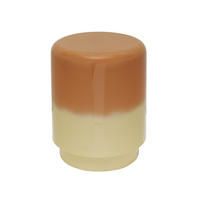 HOCKER Borrar Gelb Ø35/45 cm - Gelb, Metall (35/45/35cm) - Leitmotiv