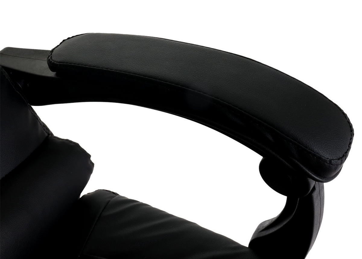 BÜROSTUHL Schwarz - Schwarz, Textil (63/110/103cm) - MCW