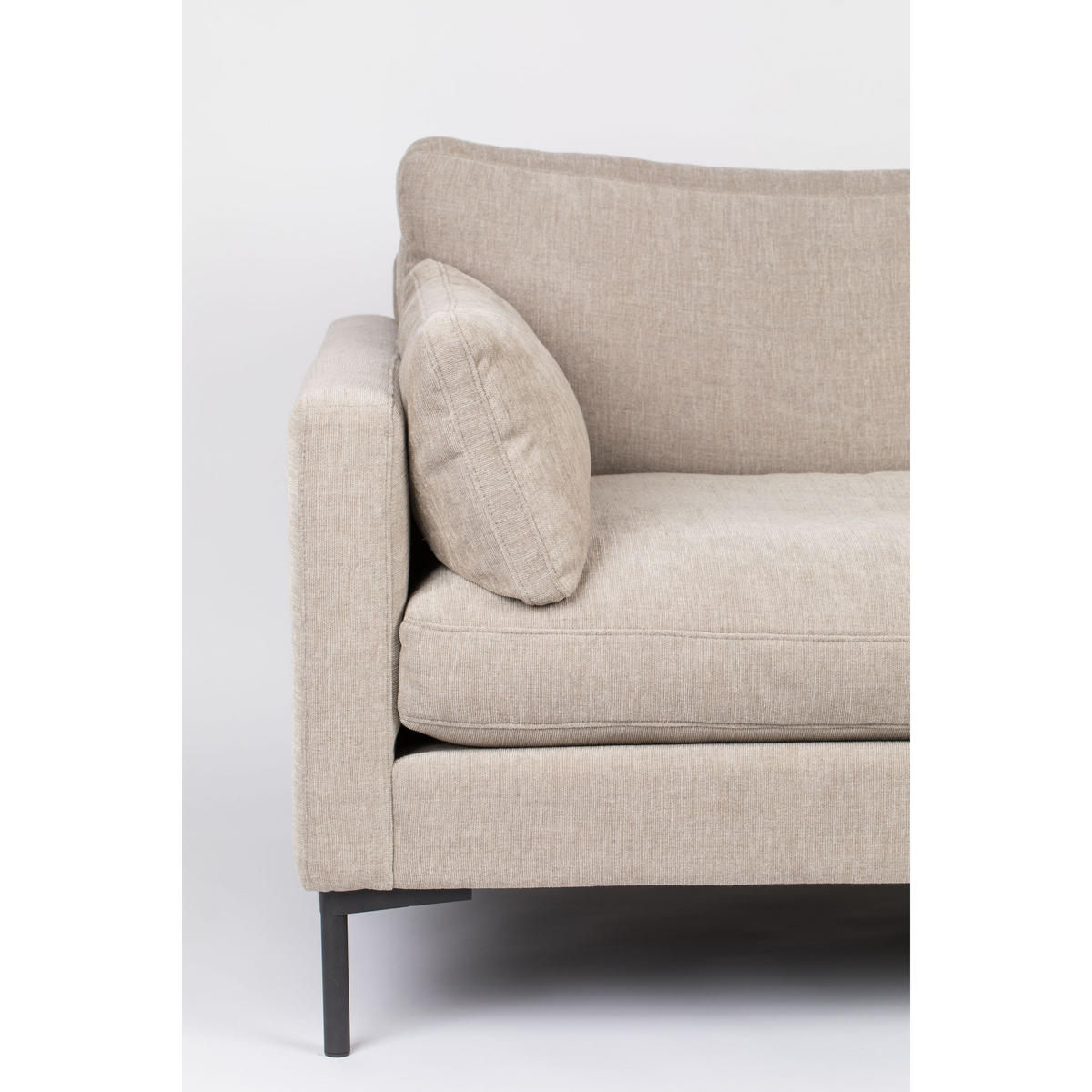 SOFA 3-SITZER Summer Latte/ Beige - Creme, Textil (230/82/101cm) - Zuiver