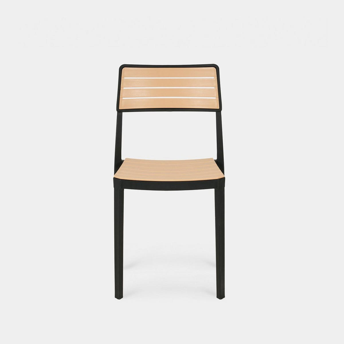 STUHL FÜR DRAUSSEN Hilda Zweifarbig 41 cm x 81 cm - Multicolor, Kunststoff (41/81/54cm) - Klast Home