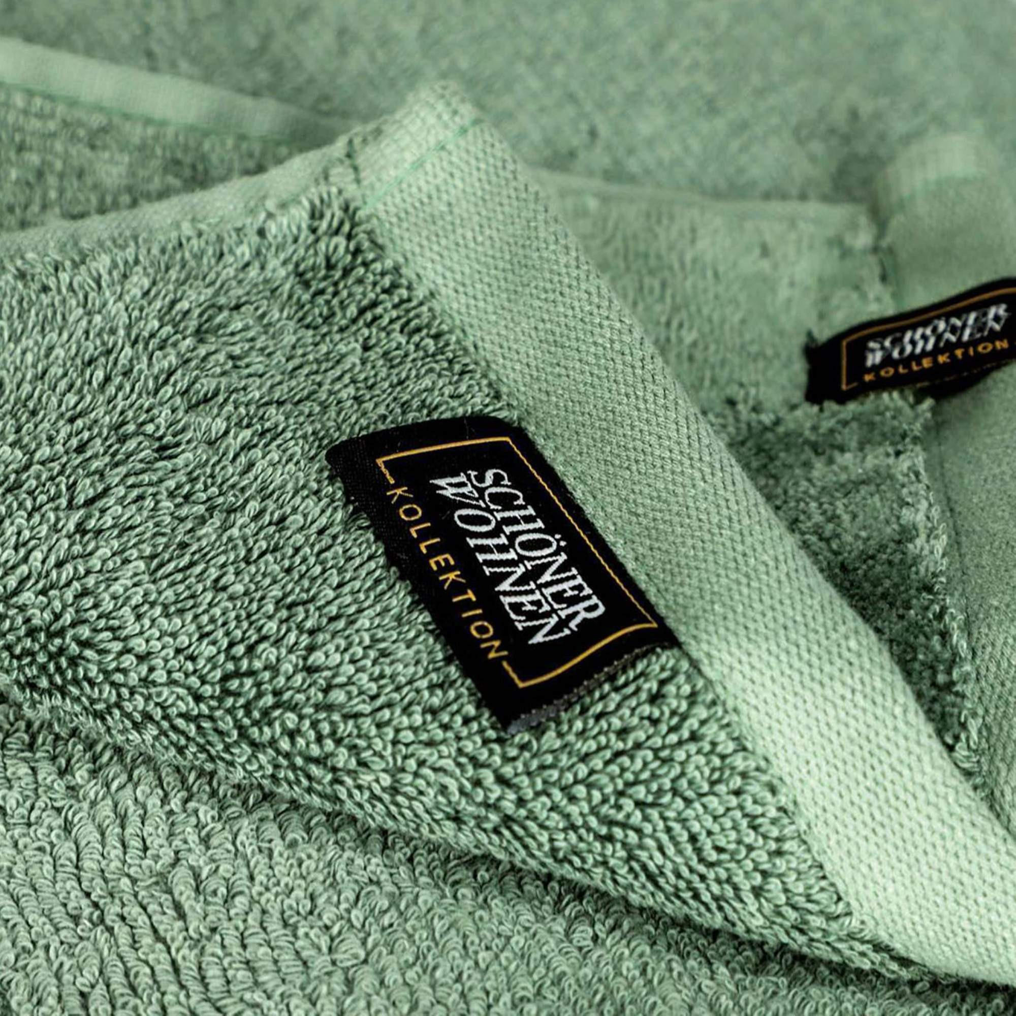 DUSCHTUCH SENSE - Grün, Textil (70/140cm) - Schöner Wohnen