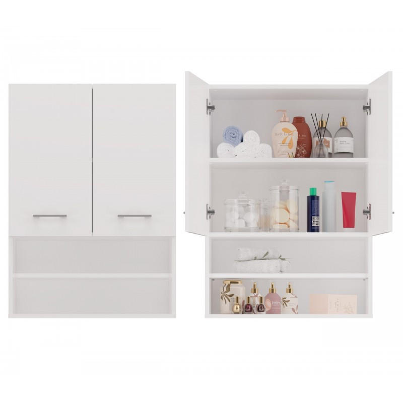 BADRUMSSK&Aring;P Vit 64/90/30 90/64/30 cm
