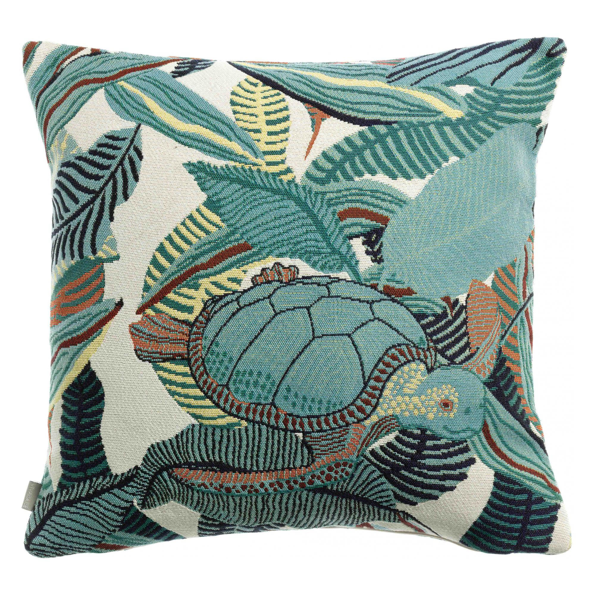 OUTDOOR-KISSEN Dori lagunenblau 45 x 45 cm - Türkis, Textil (45/45cm) - Vivaraise