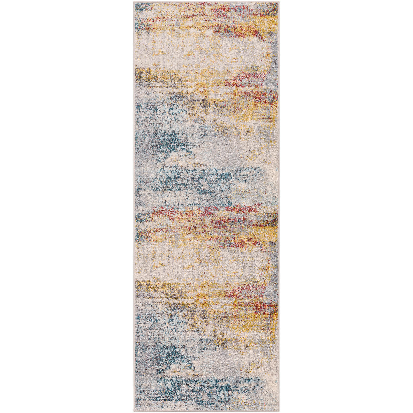 KURZFLORTEPPICH 160/213 cm Mehrfarbig - Multicolor/Orange, Naturmaterialien/Textil (80/220cm) - LIVABLISS