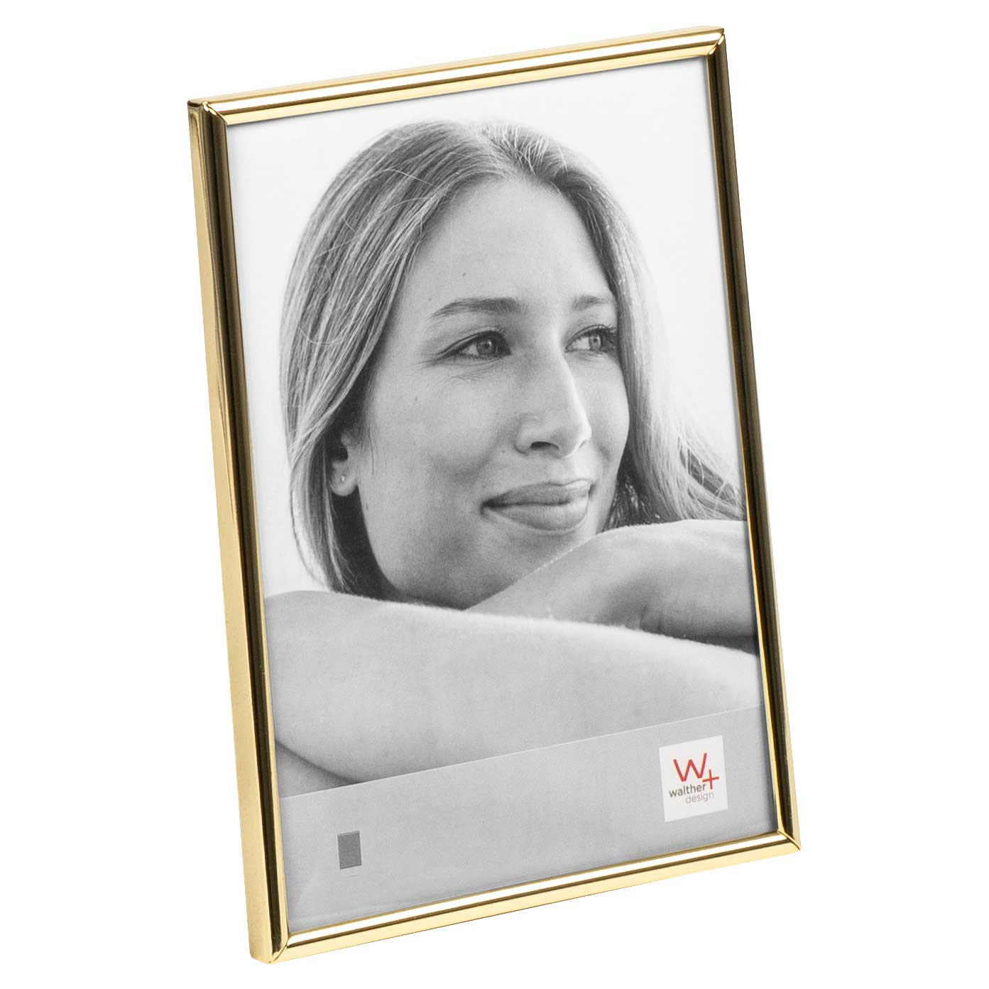 BILDERRAHMEN Chloe 10x15 cm, gold - Goldfarben, Metall (10.5/15.5/1cm) - EMIX24