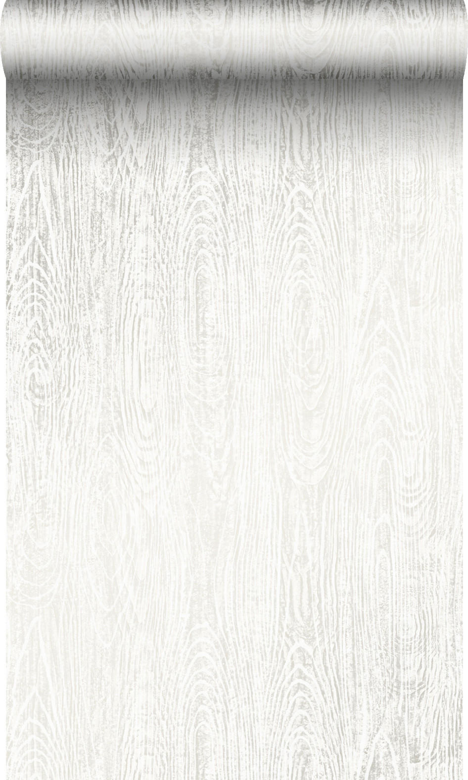 TAPETE Holz-optik 53 cm x 10.05 m - Weiß, Papier (53/1000cm) - Origin Wallcoverings