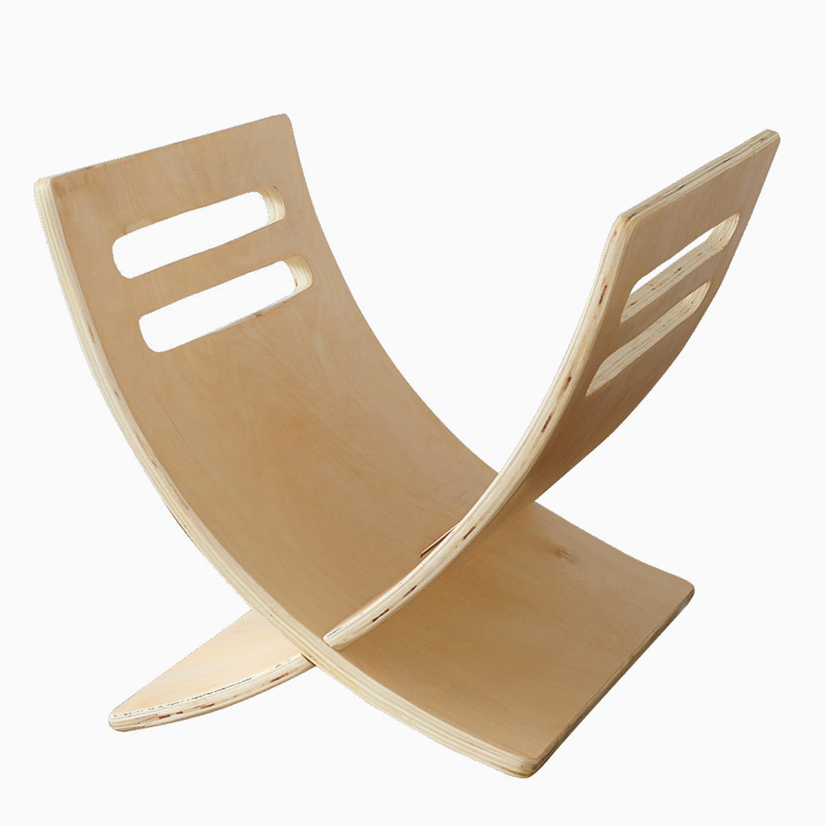 ZEITUNGSSTÄNDER Holz Natur - Braun, Holz (30/29/36cm) - Homestyle4u