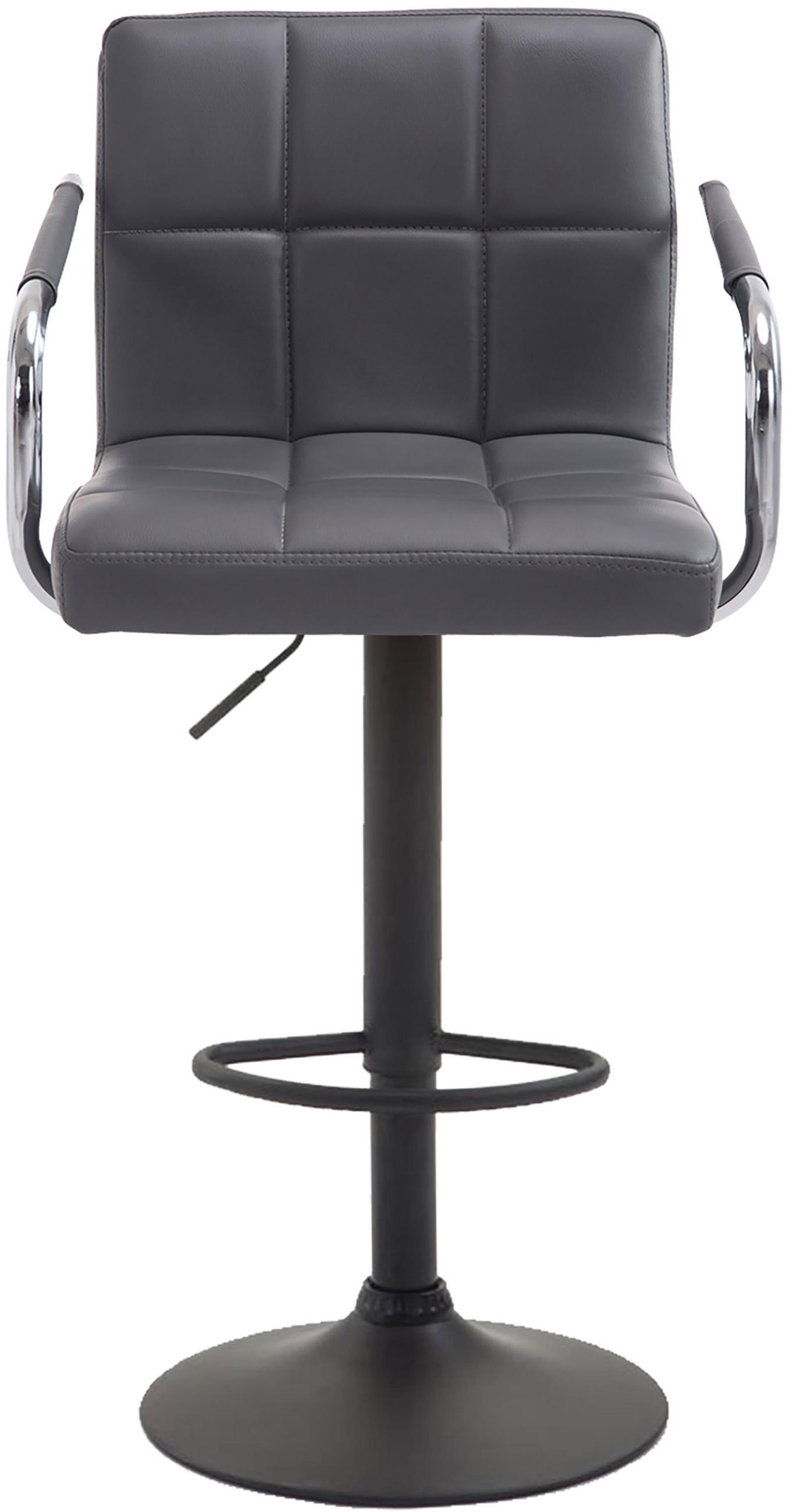 TPFLiving Barhocker Grau 54x112x46 cm