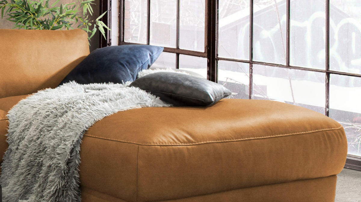 ECKSOFA MOTORISCH. RELAXFUNKTION LOLA Braun Webstoff - Dunkelbraun/Schwarz, Textil (233/178cm) - KAWOLA