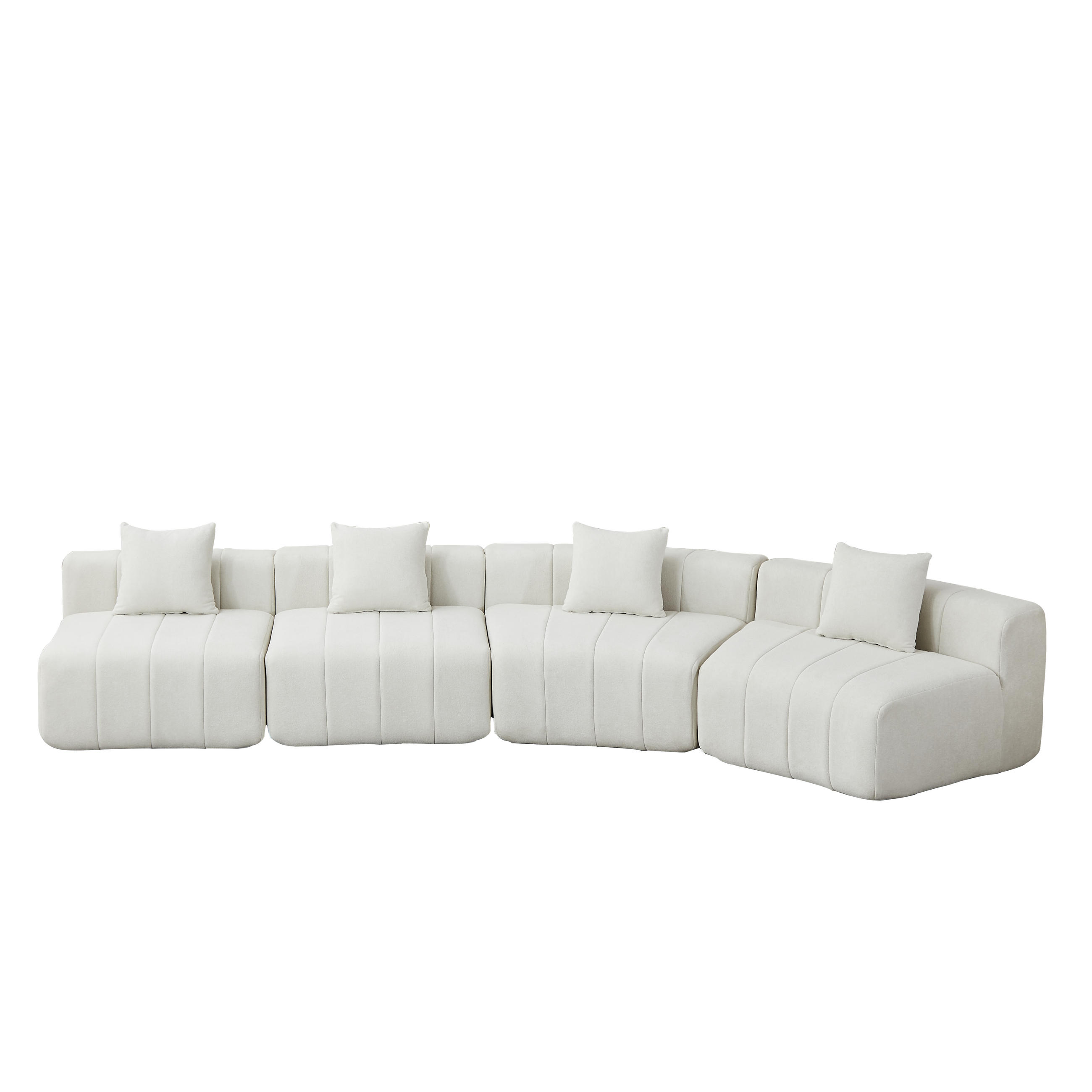 ComfortXL 4-Sitzer-Sofa Beige 388x73.6x83.8 cm
