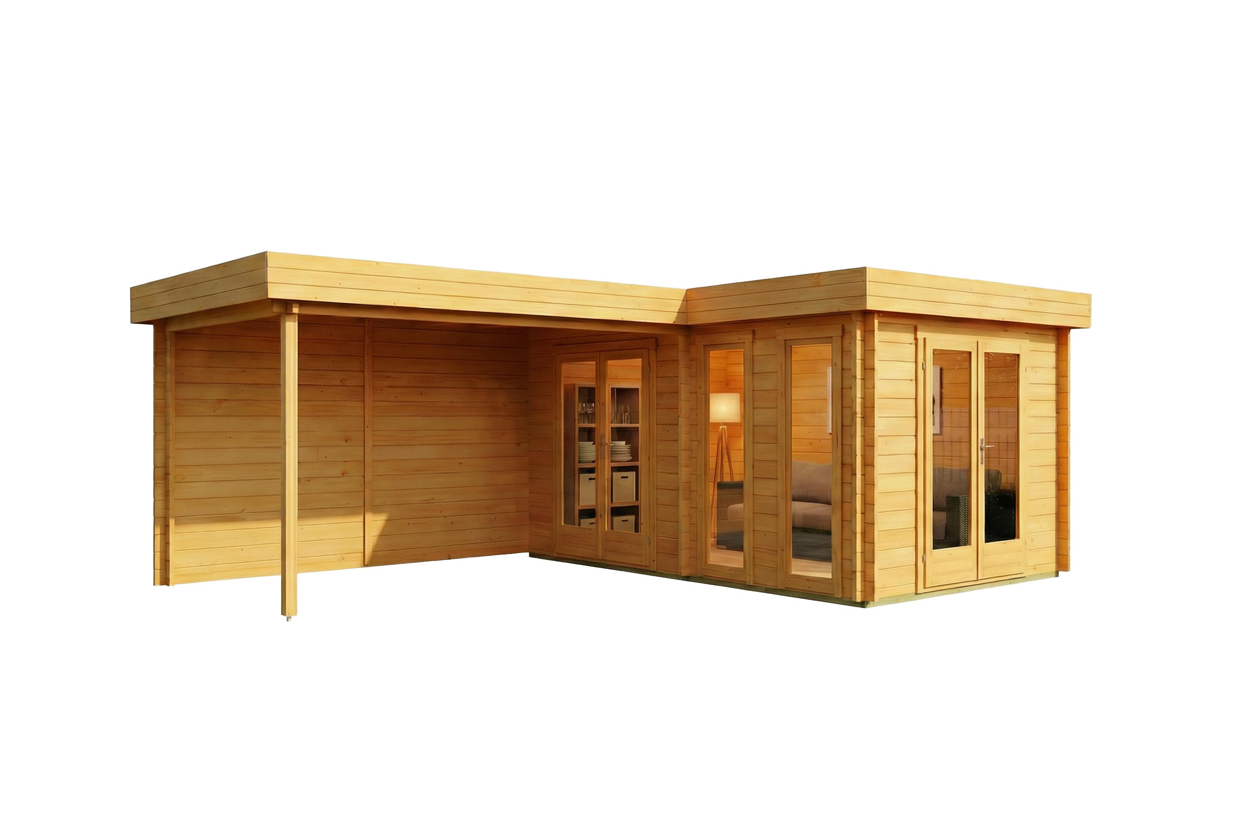 Alpholz Gartenhaus Pinien 720x236x520 cm