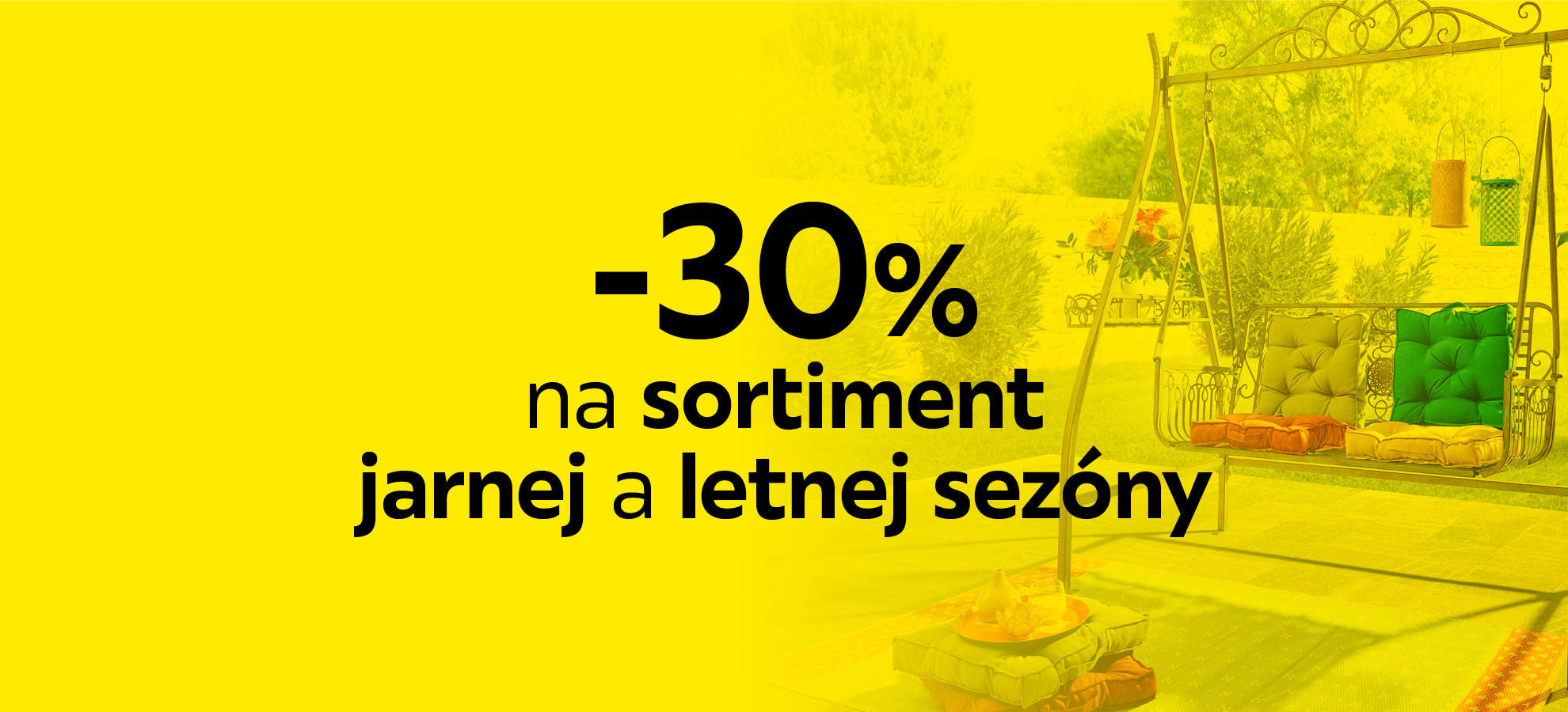 30 % na sortiment jarnej a letnej sezóny