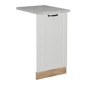 ČELNÍ PANEL MYČKY R-Line Bílý venkovský dům - bílá/medově dubová, kompozitní dřevo (45/81.8/1.6cm) - Vicco