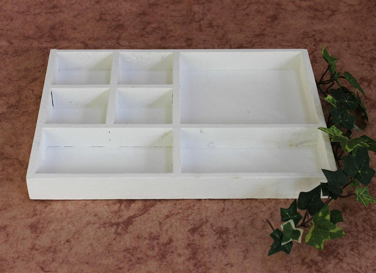 SETZKASTEN Weiß 32 cm aus Holz - Weiß, Holz (32/3/23cm) - DanDiBo