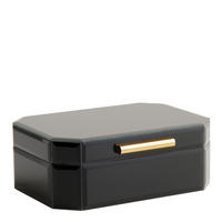SCHMUCKKÄSTCHEN Skatola - Schwarz, Holzwerkstoff (21/8/15cm) - home&you