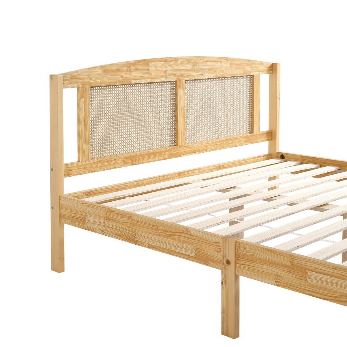 JUGENDBETT 160X200cm in Natur Wood - Naturfarben, Holz (160/200cm) - KOMHTOM