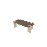 COUCHTISCH leapiri Braun - Braun, Holz (120/60/35cm) - Habitat Garten