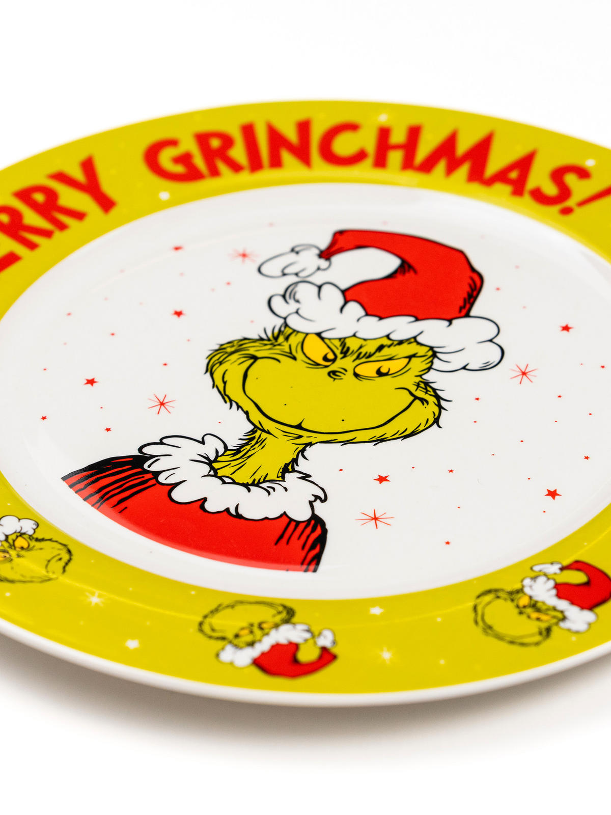 PLATZTELLER The Grinch Merry Grinchmas Grün 26,5 cm - Grün, Keramik (26.5cm) - United Labels