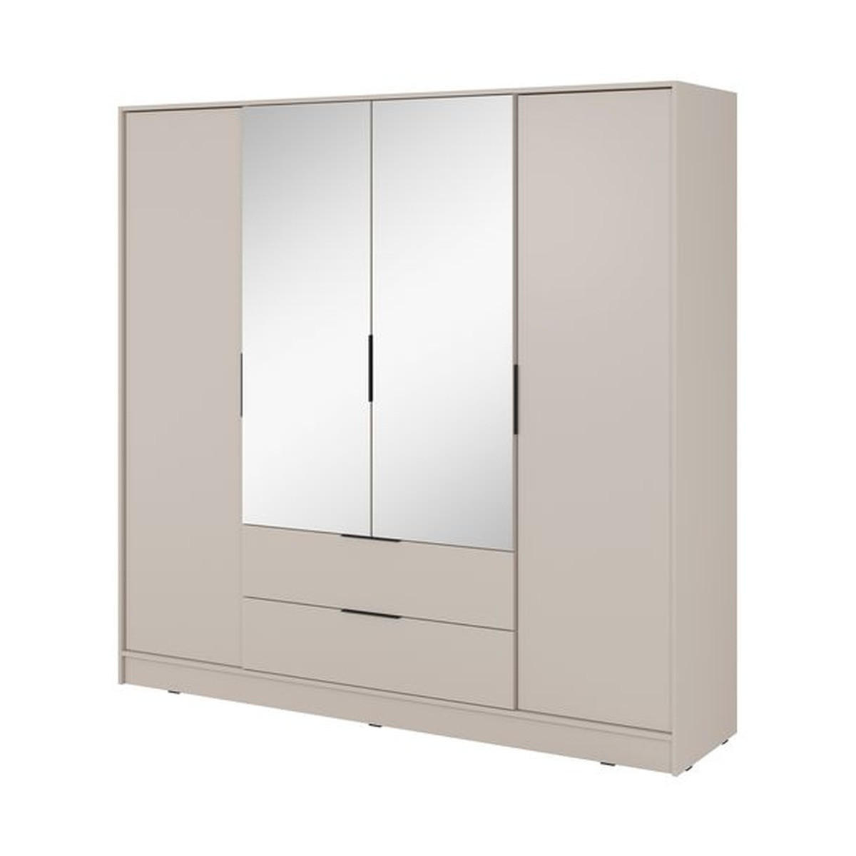 KLEIDERSCHRANK – 206 cm – Kelly – Kaschmir - Kaschmir, Holzwerkstoff (206/200/51cm) - hi-markt