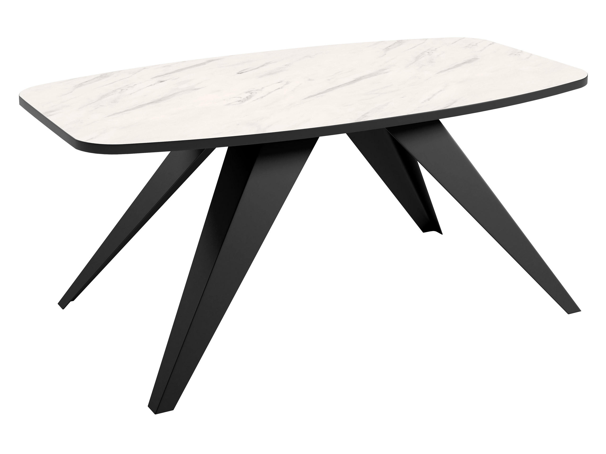 COUCHTISCH Luna - Multicolor/Schwarz, Holzwerkstoff/Metall (60/120/48cm) - MIRJAN24