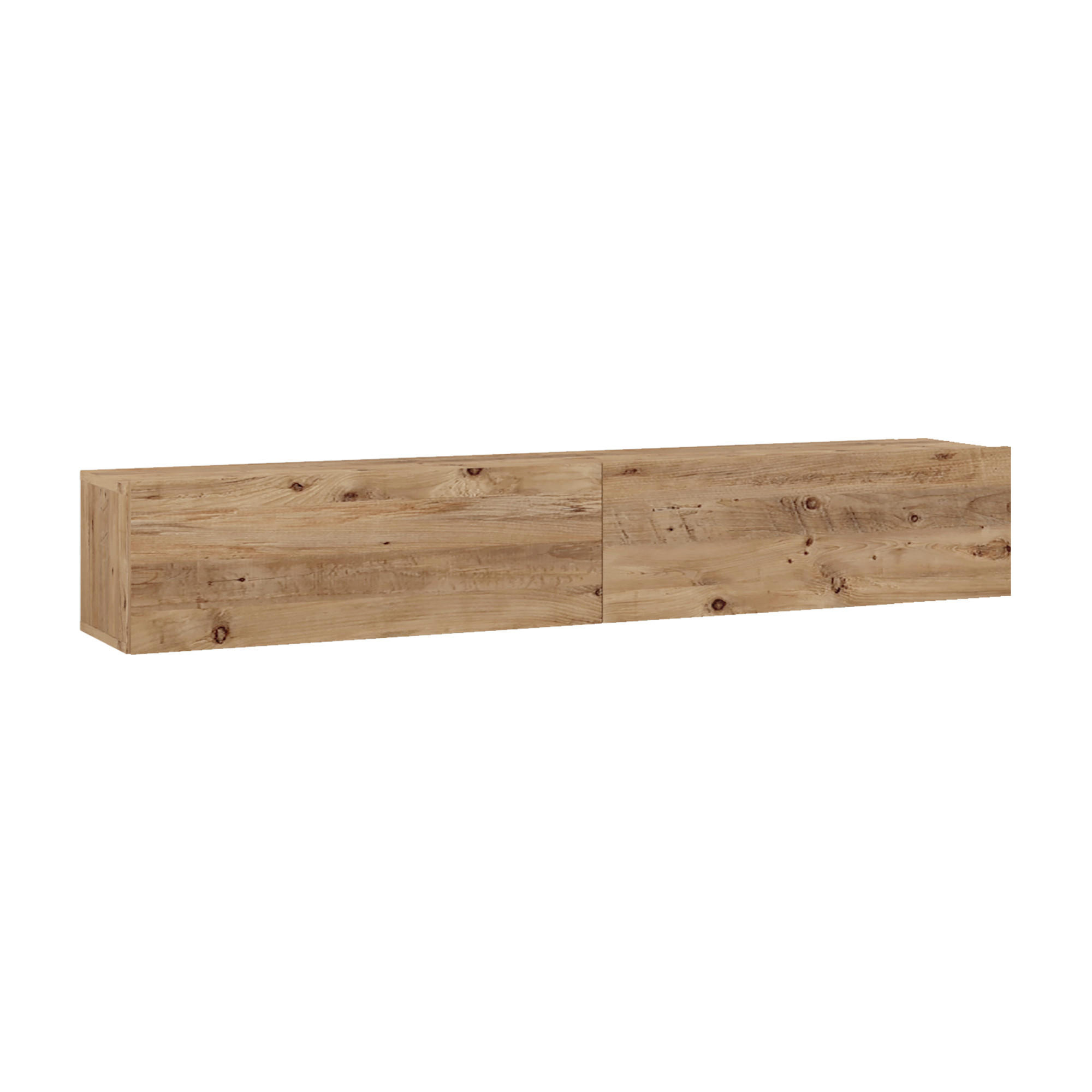 TV SKŘÍŇ Lapinlahti - přírodní, kompozitní dřevo (180/29.5/31.5cm) - [en.casa]