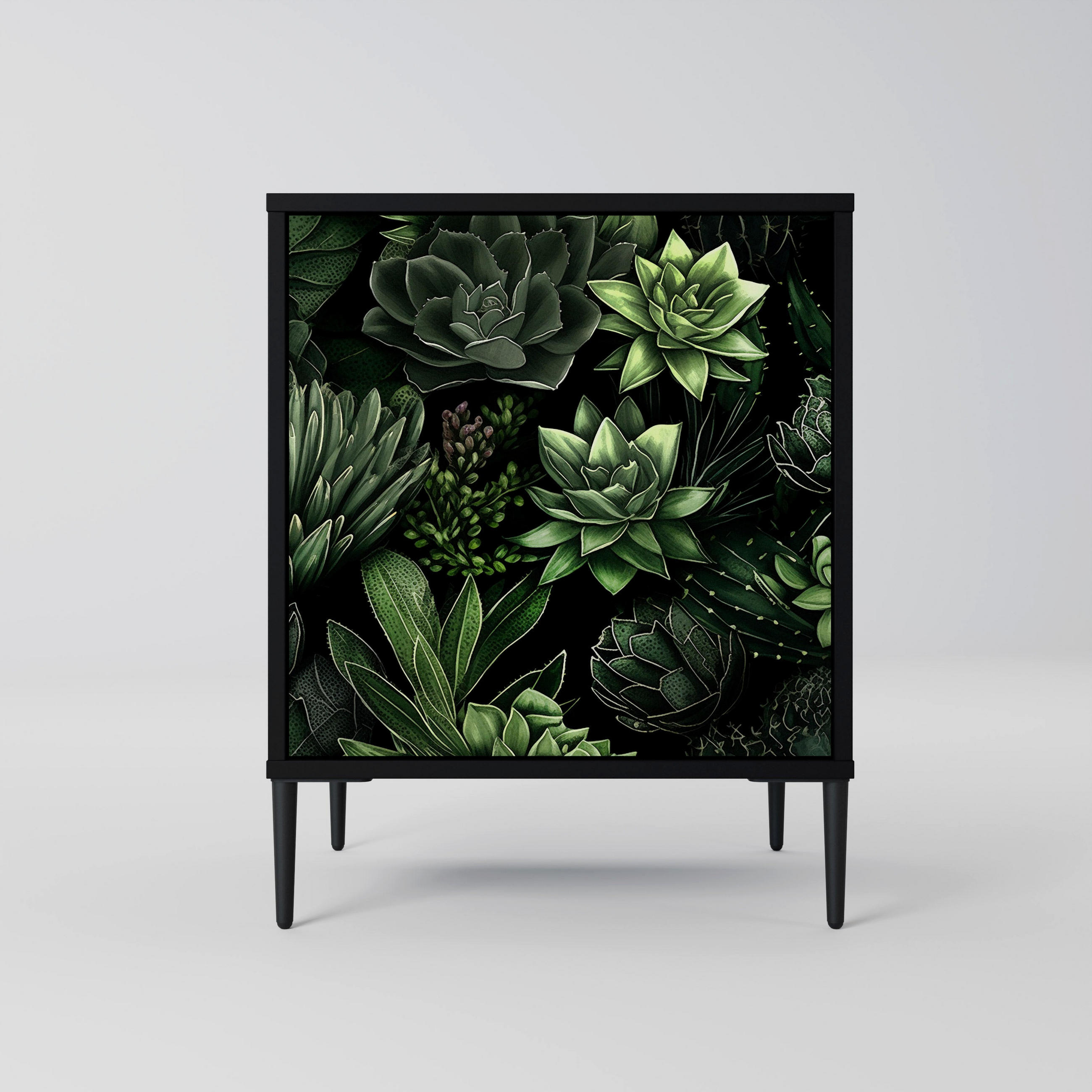 SpaceRebels Sideboard Schwarz 57.5x72.5x42 cm