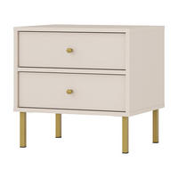 NACHTTISCH TORINO 51,8/50/40,8 cm Beige - Beige, Holzwerkstoff (51.8/50/40.8cm) - MASSENO