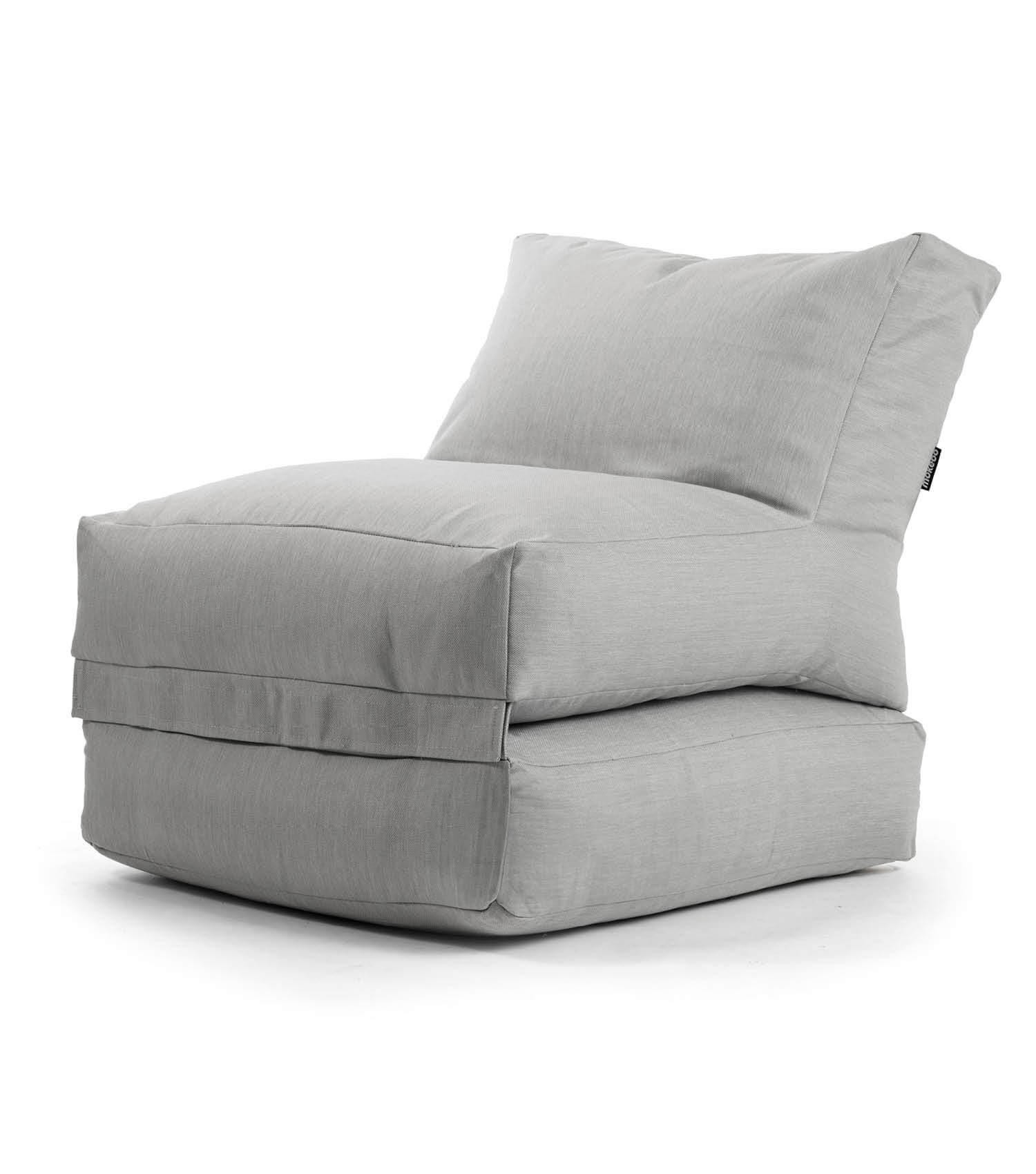 SITZSACK Der Summerdream - Hellgrau/Grau, Textil (70/80/90cm) - Mokebo