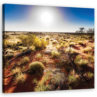 WANDBILD landschaften beige - Beige, Textil (40/40cm) - Feeby