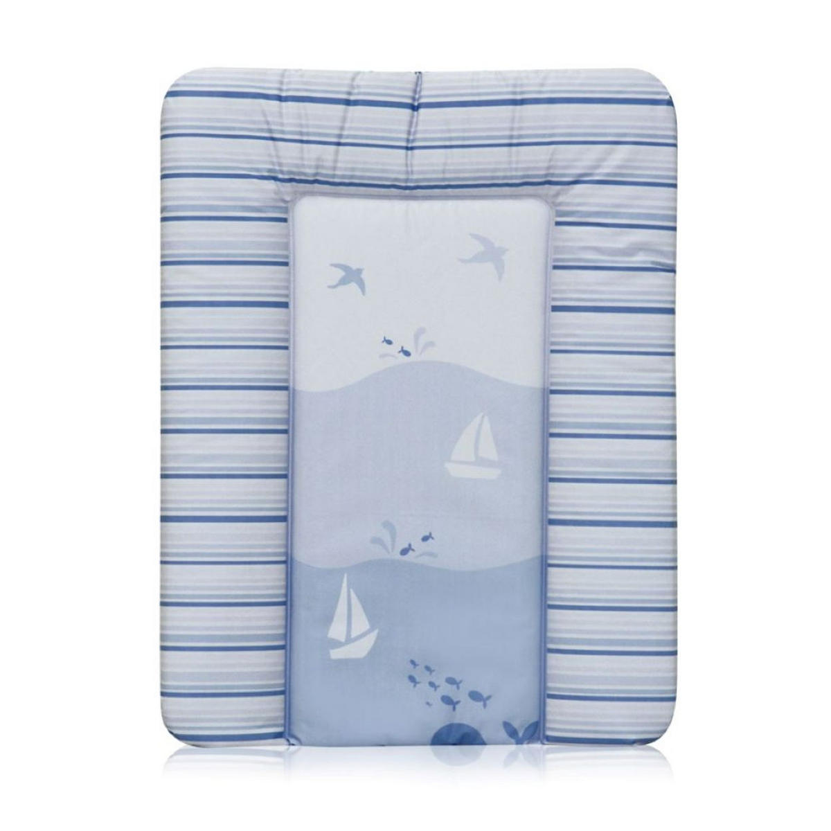 WICKELAUFLAGE Softy 50 x 70 cm blau PVC, waschbar, 50 x 70 cm, für unterwegs, leicht zu reinigen - Blau, Kunststoff (50/70cm) - Lorelli