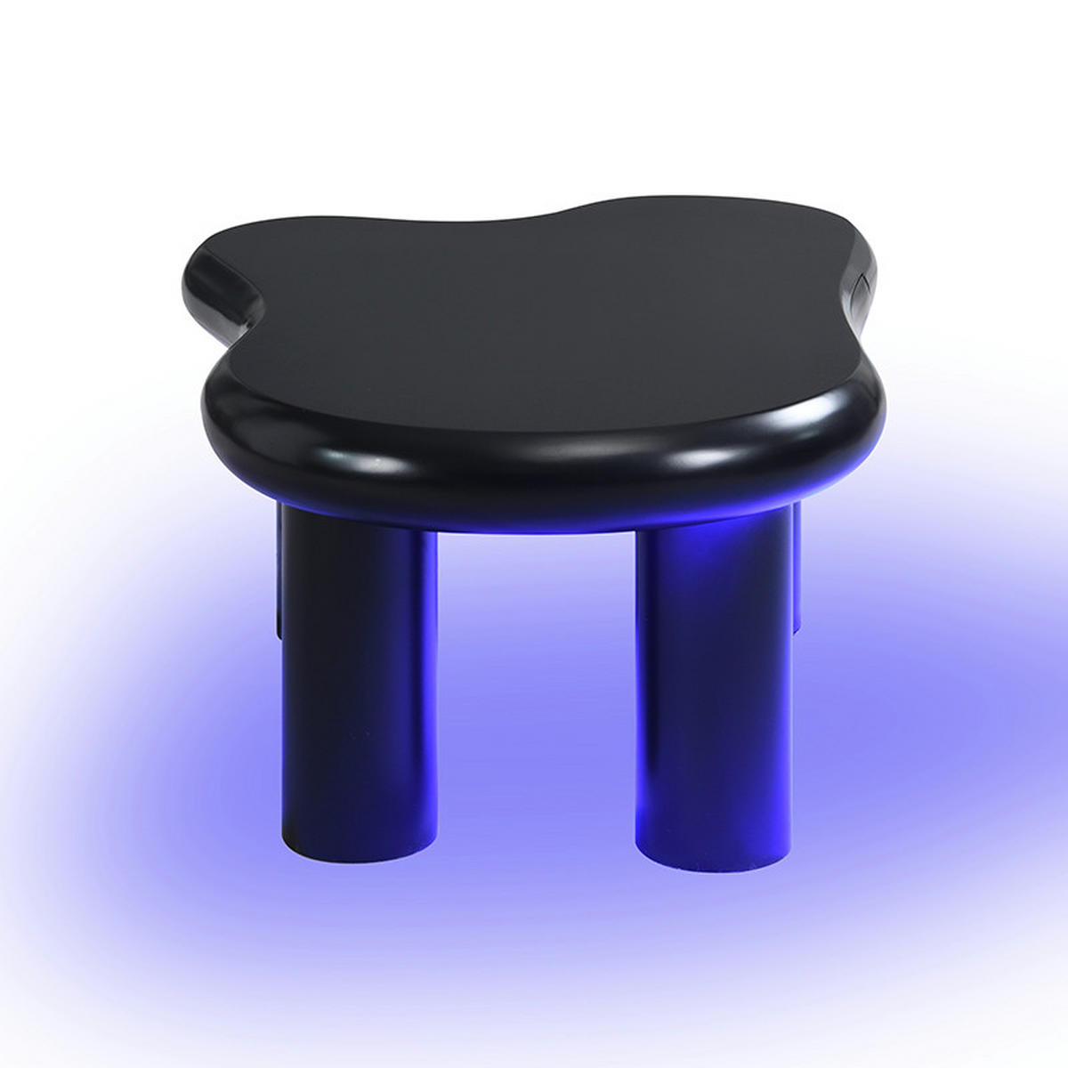 COUCHTISCH DE-049 Cloud Schwarz - Schwarz, Holzwerkstoff (66/98/40cm) - ComfortXL