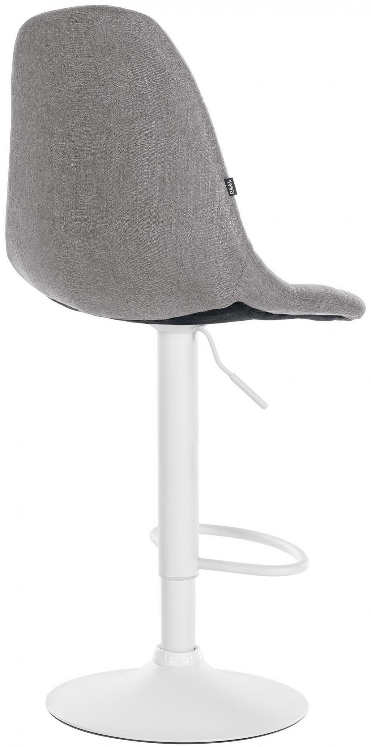 BARHOCKER Metall Grau - Grau, Textil/Metall (47/99/56cm) - CLP