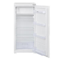 KÜHLSCHRANK Einbau, mit Gefrierfach, 122cm Nische, Schlepptür-Technik, 187 Liter Nutzinhalt - Weiß, Glas/Kunststoff (54/122.5/54.5cm) - Telefunken