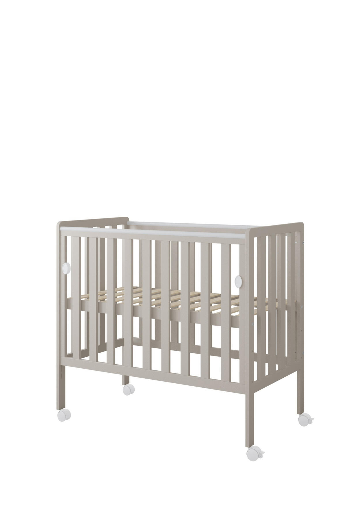 BEISTELLBETT BeBino Mini - Beige, Holzwerkstoff (50/100cm) - kiki design