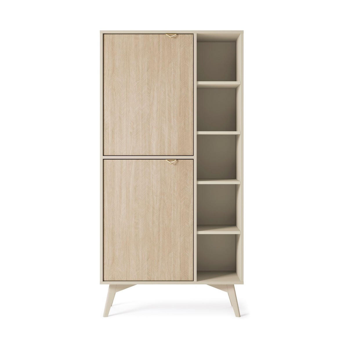 KOMMODE – RG80 – 80 cm – FOREST – Sandfarben - Sandfarben, Holzwerkstoff (80/160/38cm) - hi-markt