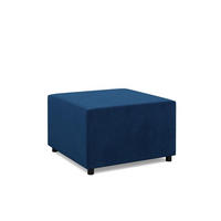 SITZPOUF 70 X 70 NEO, Dunkelblau - Dunkelblau, Textil (71/40/71cm)
