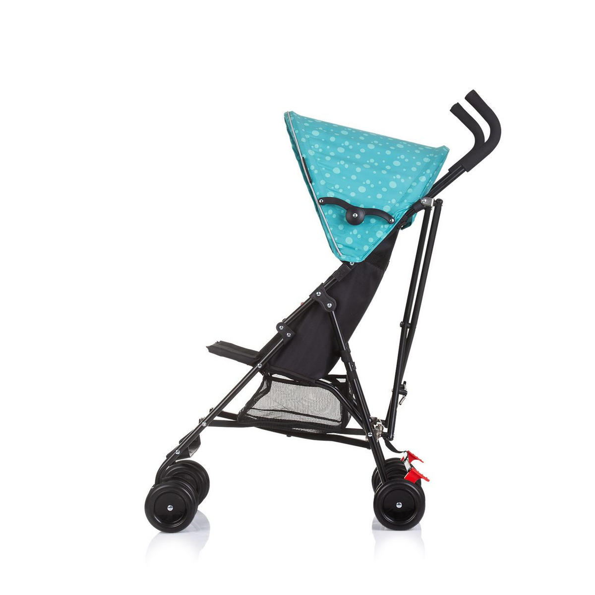 BUGGY Amaya türkis Sonnendach verstellbar, faltbar, Korb - Türkis, Metall (80/43/98cm) - Chipolino